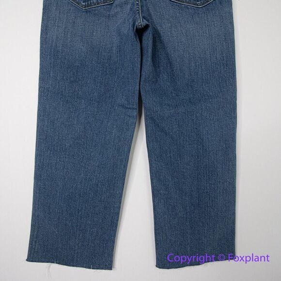 New! Madewelll Slim Wide-Leg Jeans in Crownridge Wash: Raw-Hem Edition, size 27 - Picture 10 of 16